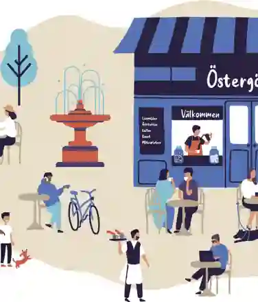 Grafik från regional utvecklingsstrategi för Östergötland